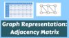 Graph Representation Adjacency Matrix